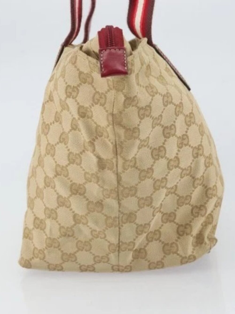 GUCCI GG Canvas Tote Bag Beige 131230 Auth SW2064 - Picture 3 of 16